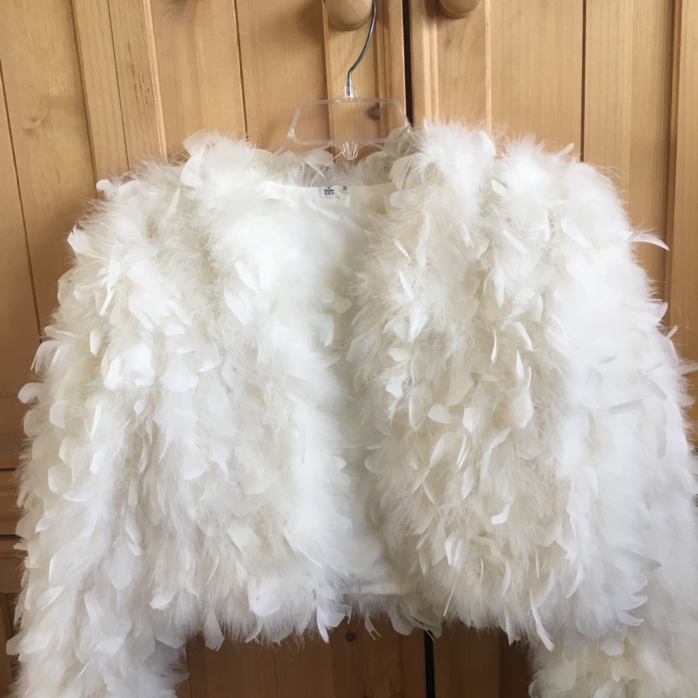 Fun feather jacket